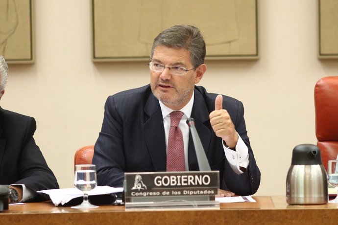 El ministro de Justicia, Rafael Catalá, comparece en la Comisión de Justicia