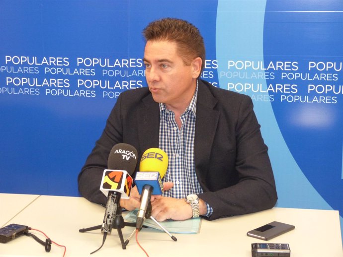 El diputado del PP en las Cortes de Aragón, Miguel Ángel Lafuente