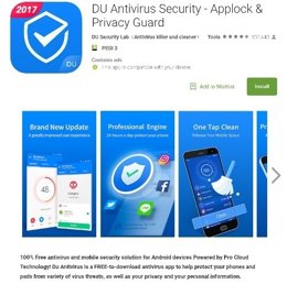 DU Antivirus Security, app maliciosa de Google Play