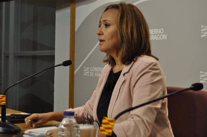 La consejera de Educación del Gobierno de Aragón, Mayte Pérez.