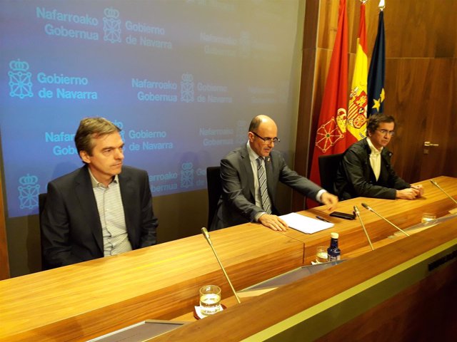 Manu Ayerdi, en rueda de prensa.