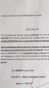 Buch (ACM) ve "malversación de fondos públicos" del Estado para evitar el 1-O