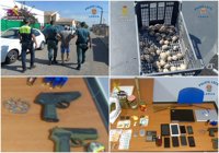 Detenido un matrimonio con 1,5 kilos de marihuana destinada a su venta en Lorca