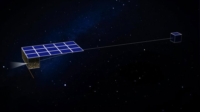 Concpeto artístico del nanosat propuesto