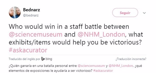 Así empezó una guerra dialéctica en Twitter entre dos museos británicos
