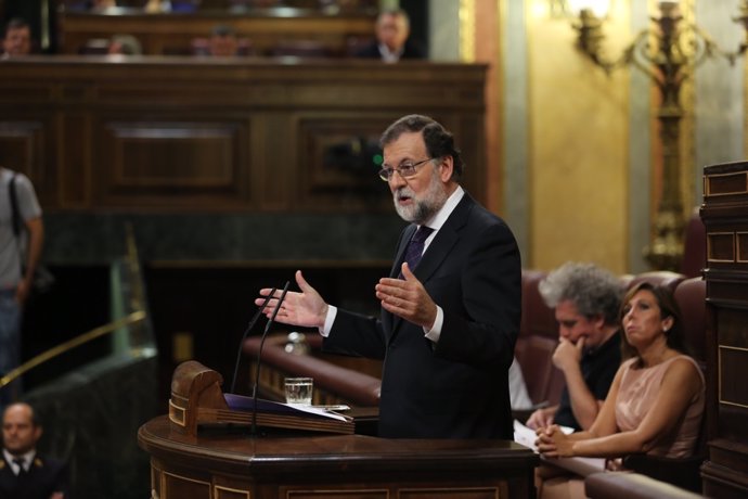 Rajoy en el Congreso.