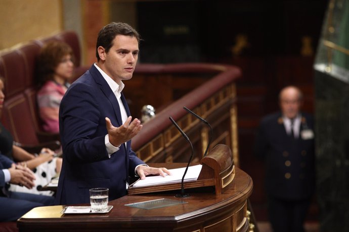 Albert Rivera, en la tribuna 