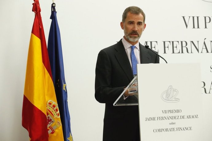 El Rey Felipe preside VII edición del Premio “Jaime Fernández de Araoz de Finanz