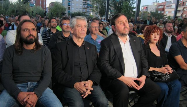 Oriol Junqueras y Eduardo Reyes