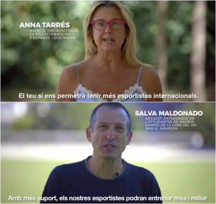 Anna Tarres Salva Maldonado L'Esport pel Sí