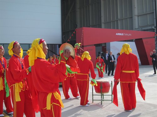 Airbus, China, Tianjin, Fabrica, Inauguracion