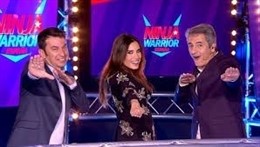 Manolo Lama, Pilar Rubio y Arturo Valls en Ninja Warrior