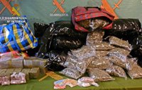 Incautados más de 16 kilos de hachís, 117 de marihuana y 737 gramos de cocaína en la A-4