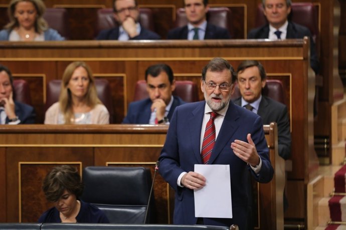 Rajoy en la sessió de control al Govern al Congrés