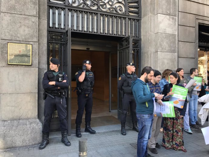 La Guardia Civil en la Conselleria de Gobernación de la Generalitat