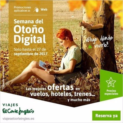El Corte Inglés lanza su 'Semana del Otoño Digital' con descuentos en web