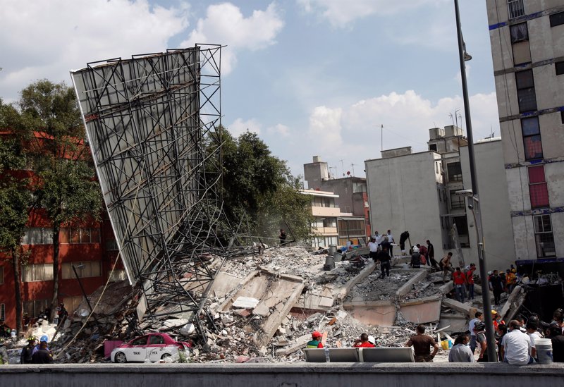 Registradas once réplicas del terremoto de México