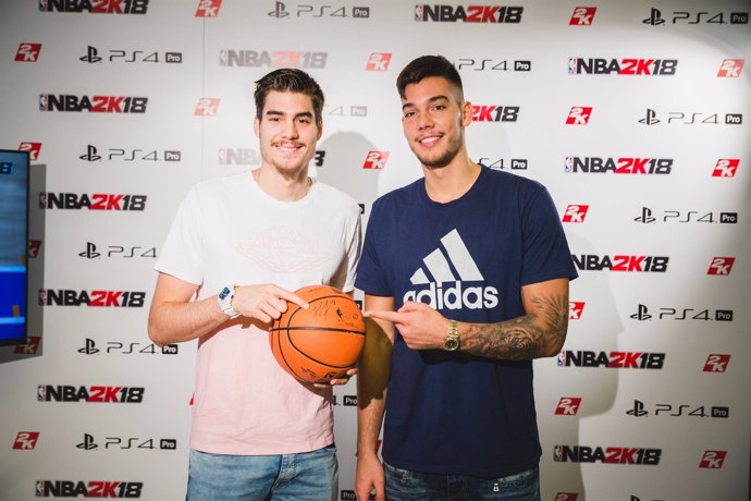 Juancho y Willy Hernangómez, imagen del NBA2K18