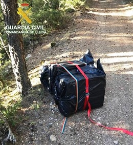 Fardo de tabaco intervenido 