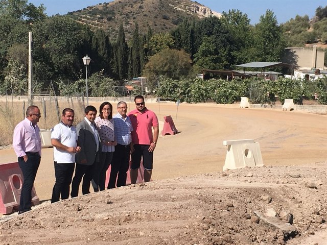Visita a las obras del acceso a Fuensanta de Martos