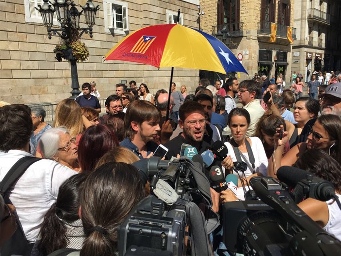 El secretari general de Podem Catalunya, Albano-Dante Fachin