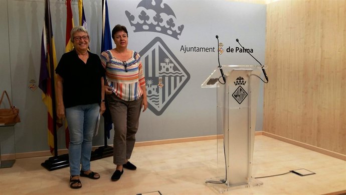Mercè Borràs y Susanna Moll en rueda de prensa