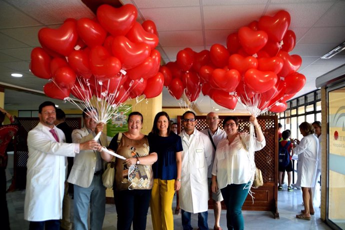 Celebración del Día del Corazón en el hospital San Carlos