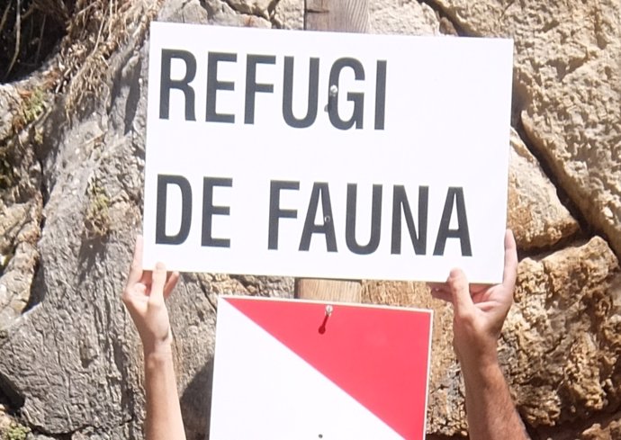 Refugio de fauna en una finca