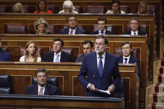 Rajoy en la sesión de control al Gobierno en el Congreso