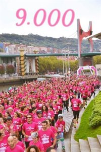 La IV Carrera solidaria contra el cáncer de mama del 8 de octubre en Bilbao alcanza las 9.000 inscripciones