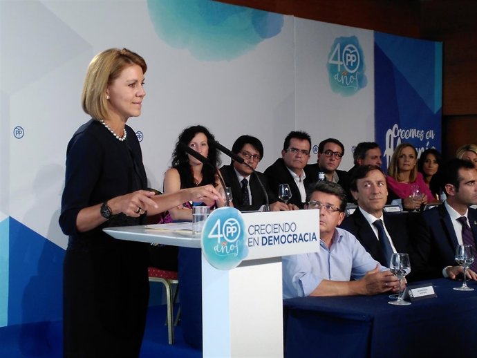 Cospedal interviene en la junta directiva provincial del PP en Almería