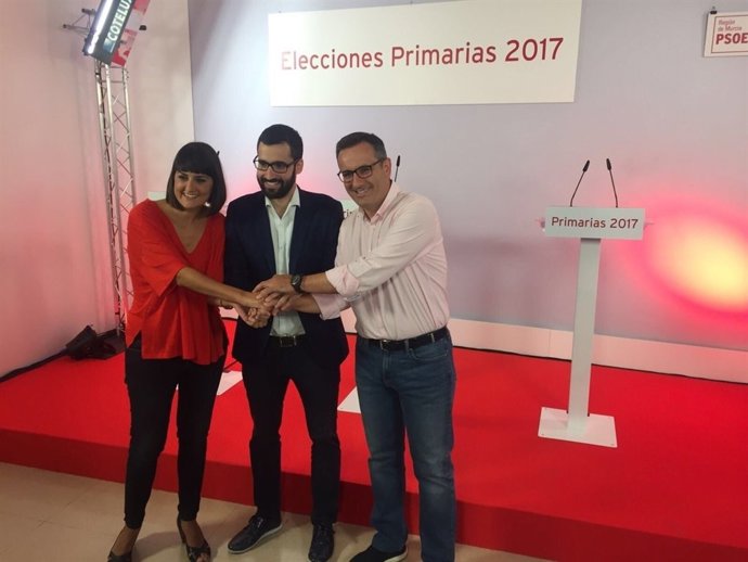 María González Veracruz, Francisco Lucas y Diego Conesa