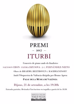 Cartel del Premi Iturbi de 2017