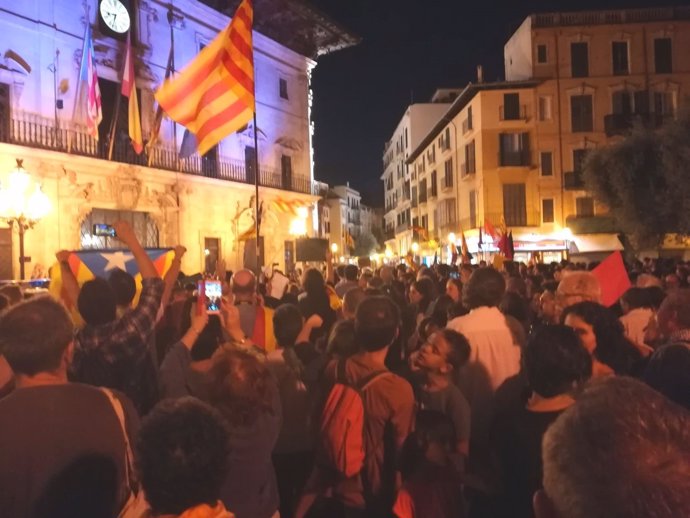 Maniestación independencia en Palma