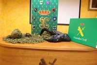 Detenido al viajar con seis kilos de marihuana en un autobús en Fresno de la Fuente