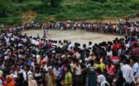 Nueve muertos en un accidente de un camión con ayuda para los rohingyas en Bangladesh