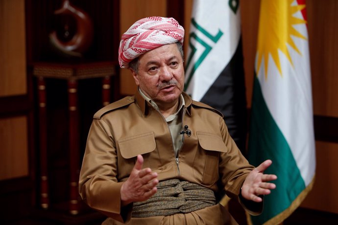 Masud Barzani, presidente del Kurdistán iraquí