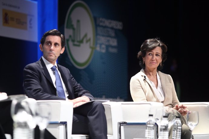 Ana Botín y Álvarez-Pallete en el I Congreso de Industria Conectada 4.0