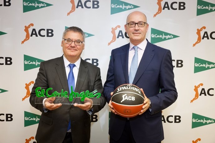 Francisco Roca, presidente de la ACB y Jesús Nuño de la Rosa, consejero de El Co