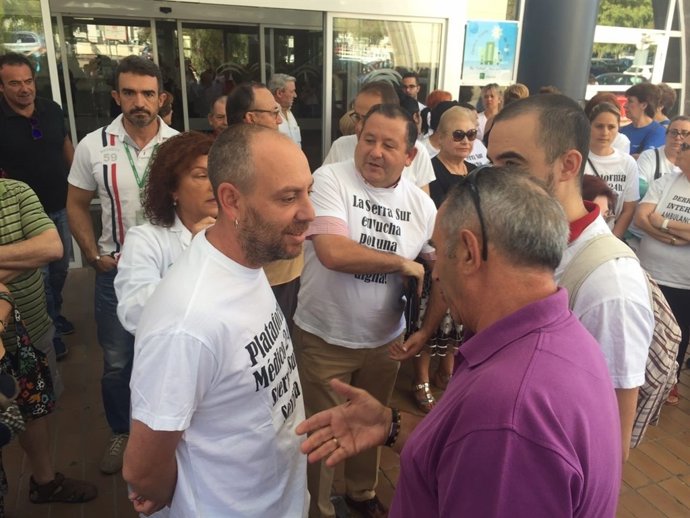  Alba En Una Concentración De Apoyo A La Plataforma 'Médico 24 Horas'