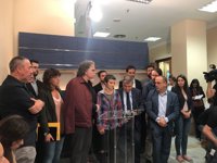 ERC, PDeCAT, Unidos Podemos, PNV, Compromís y Bildu exigen la liberación de los detenidos por el 1-O