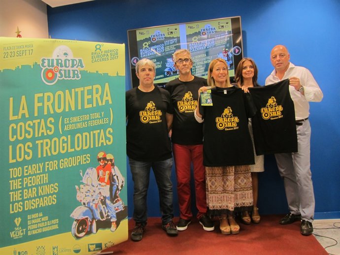 Presentación del festival Europa Sur en Cáceres                       