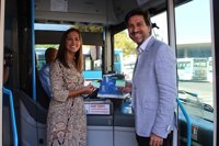 Presentan el nuevo dispositivo para la integración de Emtusa en el Consorcio de Transportes de Huelva