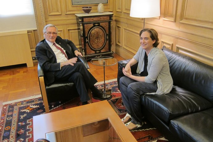 Xavier Trias i  Ada Colau