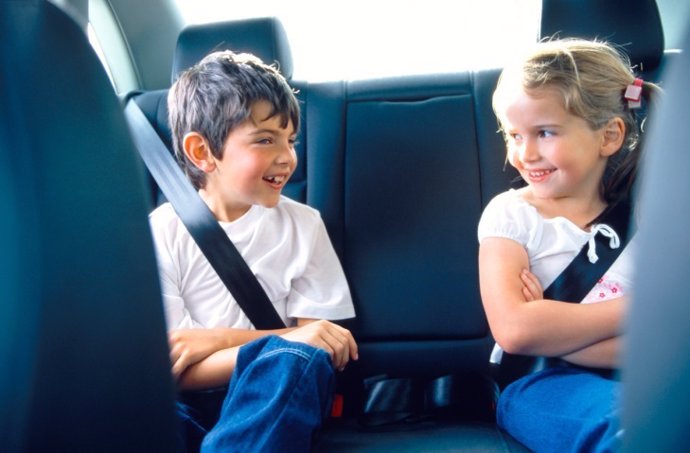 Cinturón de seguridad en coche