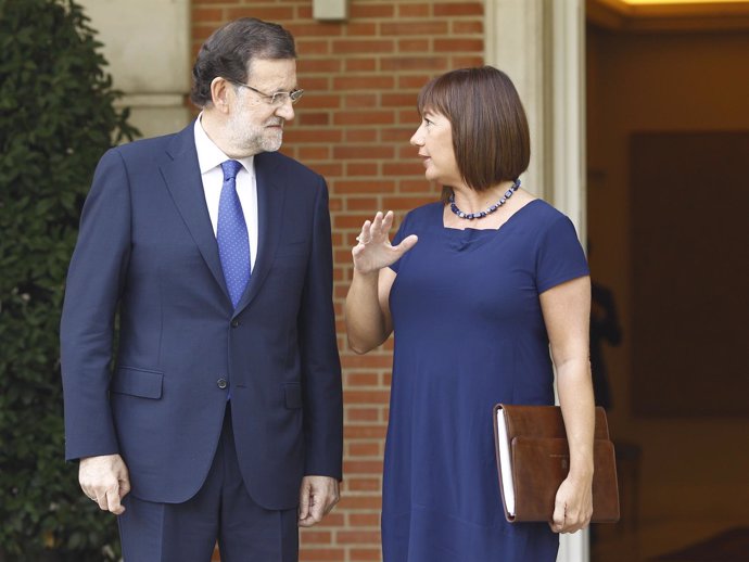 Mariano Rajoy y Francina Armengol Socías