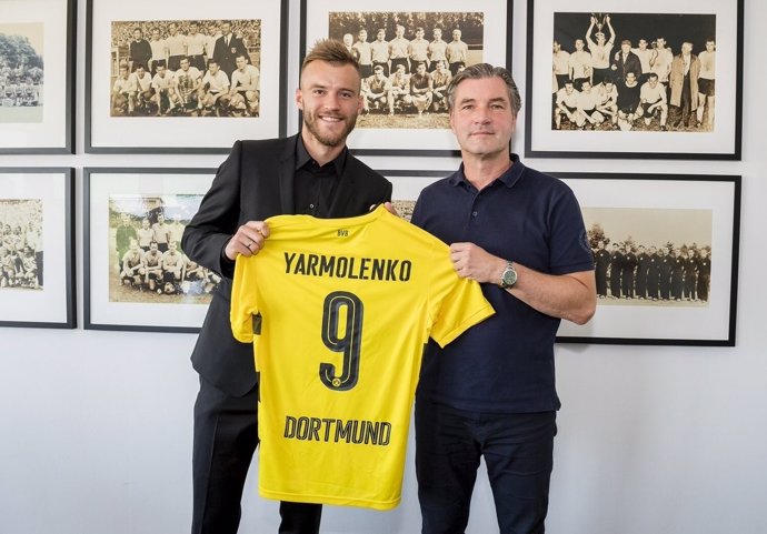 Andrey Yarmolenko ficha por el Borussia Dortmund