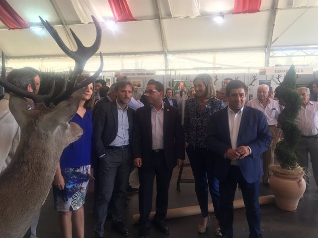 Visita a la VII Feria Multisectorial de Andújar