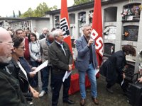 Homenaje en Pamplona a Gregorio Angulo y José Roa, dirigentes de PSN y UGT fusilados