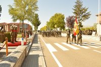 La base 'El Empecinado', en Santovenia (Valladolid), conmemora el XXIX aniversario de la creación de la AALOG 61